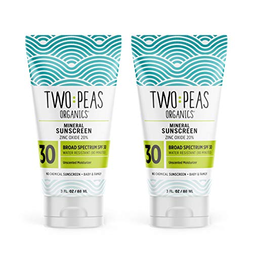 All Natural Organic SPF 30 Sunscreen Lotion (2 Pack)